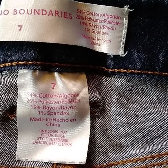 No Boundaries Women's Junior Jeans Size 7 - Picture 13 of 14